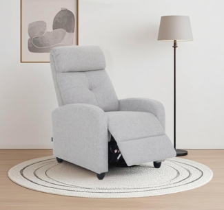 Home affaire Relaxsessel VESOUL, TV-Sessel, Ruhesessel mit Schlaffunktion, Webstoff, Loungesessel mit manueller Relax- und Liegefunktion (105°-135)