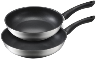 Kopf Pfannen-Set Alfons 2tlg, Edelstahl, 24 + 28 cm, Teflon-Select-Beschichtung, Induktion