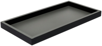 Giftcompany Tablett Neo Tablett rechteckig schwarz 30cm, Holzfaserplatte
