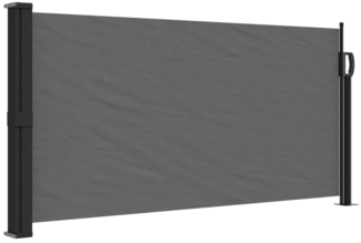 vidaXL Ausziehbare Seitenmarkise Anthrazit 100x500 cm 4004398