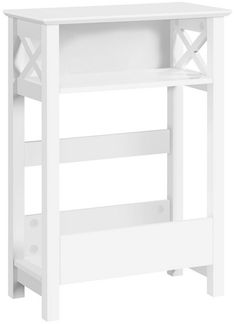 Yaheetech Beistelltisch, Couchtisch 3 Ebenen Nachttisch mit Offenem Ablagefach Sofatisch