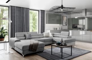 Wohnideebilder Lacante Grau Ecksofas & Eckcouches CO-LAC-RT-04GO