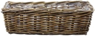 Pflanzkasten Rattan klein Pflanzschale Pflanzkorb Blumentopf Pflanztopf Übertopf