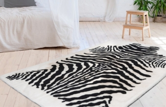 my home Hochflor-Teppich Elias, rechteckig, Höhe: 30 mm, Fell-Optik, Wohnzimmer