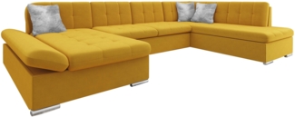 Wohnlandschaft Bergen Premium (Farbe: Otusso 14 + Otusso 14 + Sorriso 04, Seite: Links)