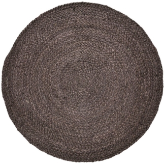 Marrakesch Orient & Mediterran Interior Teppich Ethno Boho Deko Jute Teppich Abrila Rund 100cm Braun