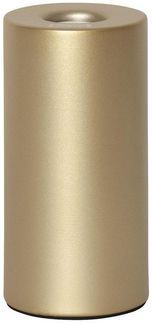 E14 Lampenfuß ,Tiny für kleinere Leuchtmittel, Metall, 14cm, gold matt