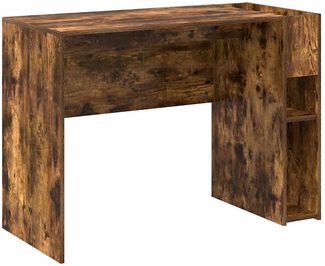 vidaXL Schreibtisch Geräucherte Eiche 109 x 50 x 78 cm Holzwerkstoff 891204