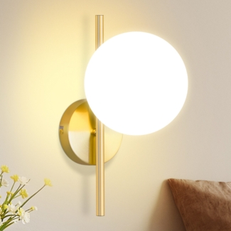 ZMH Wandleuchte Innen Wandlampe Schlafzimmer Vintage Flurlampe 1 flammig E27 Modern