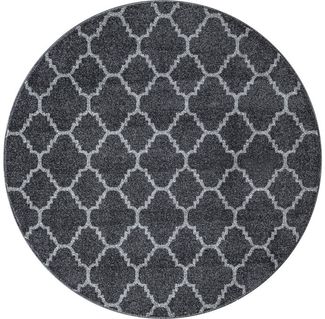 Sanat Teppich Boho 8202, rund, Höhe: 10 mm, Kurzflor, robust, Boho, Scandic, für Fussbodenheizung geeignet