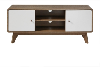 Casâme 'ALBURA' TV-Möbel 2 Türen und 2 Fächer L128,5 cm - Dunkles Holz