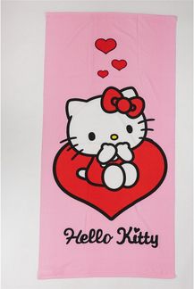 Hello Kitty Strandtuch 70 × 140 cm leicht und schnelltrocknend