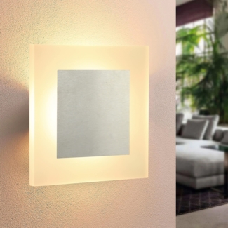 ZMH LED Innen Wandleuchte Moderne Wandbeleuchtung 3000K Warmwei? Eisen und Acryl ?16cm 7W Flurlampe