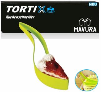 MAVURA Kuchenheber TORTIX 2in1 Tortenheber Tortenschneider Tortenteiler Tortenschaufel, Kuchenteiler Kuchenschneider Kuchenmesser Kuchenschaufel