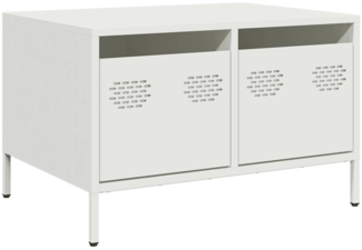 vidaXL TV-Schrank Weiß 68x50x43,5 cm Kaltgewalzter Stahl 851243