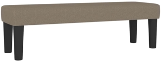 vidaXL Sitzbank Taupe 100 x 30 x 30 cm Stoff [346648]