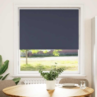 vidaXL Verdunkelungsrollo Marineblau 100x150cm Stoffbreite 95,7cm 4011518