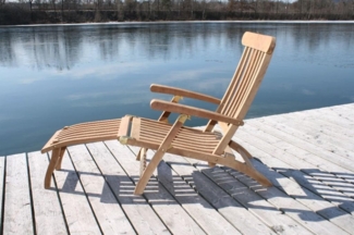 Deckchair Titanic Liegestuhl in premium Teak
