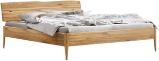 Hasena Lounge Sabbioni 180x200 Wildbuche natur, geölt - Fusshöhe 20 cm Massivholzbett