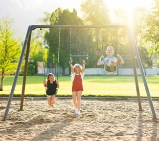 Lifetime Swing | Metall Doppelschaukel | inkl.