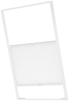 ventanara Dachfensterplissee Dachfenster passend für Velux Fenster Weiß FK06