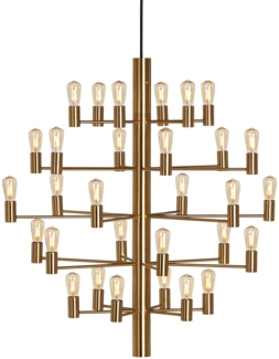 Herstal Manola Kronleuchter 30-flammig messing E14