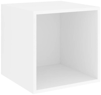 vidaXL Wandschrank Weiß 37x37x37 cm Holzwerkstoff 805444