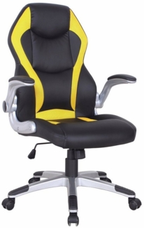 HTI-Line Chefsessel Chefsessel Racingstyle Tornado (Stück, 1 St), hochklappbare Armlehen