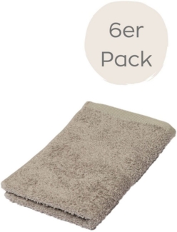 Wewo fashion Gästehandtücher 9517G, Frottee (Packung, 6-St), saugstark