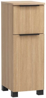Unterschrank vito Menzo / Sheffield , Holzwerkstoff , Holzfarben , 30 x 79 x 35 cm