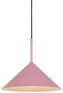 Qazqa Pendelleuchte Triangolo, ohne Leuchtmittel, E27, Rosa, Design, Stahl, 1-flammig