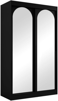 Kleiderschrank Mezzinto 120 (Farbe: Schwarz)