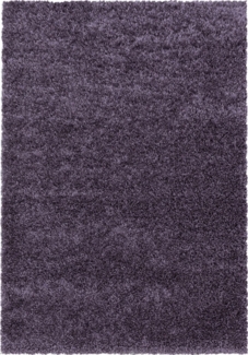 Hochflor Teppich Sima Läufer - 60x110 cm - Violett