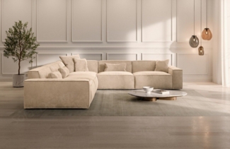 Sofa Dreams Ecksofa Stoff Sofa Polsterecksofa Formenta L Form Eckcouch Samtsofa Stoffsofa, Loungesofa