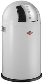 Wesco 'Pushboy Junior' Abfalleimer, Weiß, 22 L