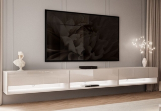 ALLHOUSE24 TV-Schrank ALISSE 270 cm Hängender TV-Schrank in verschiedenen Farben + LED