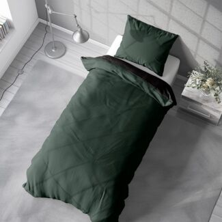 Visaggio Bettwäsche Baumwolle Feinbiber Winter Bettbezug 135x200, 155x220, Feinbiber, 2 teilig, Feinbiber Winterbettwäsche mit Wendeseite, Unifarben