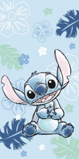Lilo & Stitch Kinder Strandhandtuch 70×140 cm, weiches Handtuch aus Baumwolle