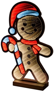 FHS Lebkuchenmann "Infinity" LED, 40 cm IP20, 6/18 Stunden-Timer