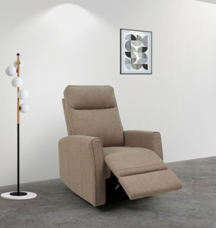 INOSIGN Relaxsessel KAYLI mit Schaukel-, Dreh und Liegefunktion, Webstoff, Federkern, Lesesessel, TV-Sessel mit Reclinerfunktion, 360° drehbar
