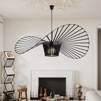 Nettlife Pendelleuchte Vintage Schwarz Esstisch E27 Hängelampe 60/80/100/120/140CM, LED wechselbar, Modern Pendellampe für Wohnzimmer Schlafzimmer Korridor Esszimmer