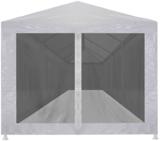 vidaXL Partyzelt mit 10 Mesh-Seitenwänden 12 x 3 m 45112