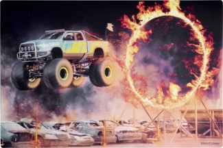 Tischset 45x30cm Flip Monstertruck