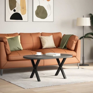vidaXL Couchtischbeine X-Form 2 Stk. Schwarz 60x(42-43) cm Stahl 4012900