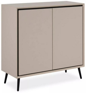Liadomo Sideboard Fona, mit zwei Türen, Stauraum, Dekor beige sand, grifflos