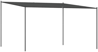 vidaXL Pavillon Anthrazit 4x4 m 180 g/m² Stoff und Stahl 362465