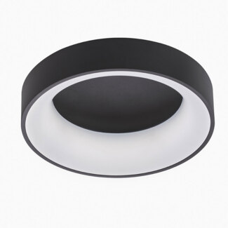 RGB LED Deckenlampe schwarz, dimmbar, Fernbedienung, CAMARON