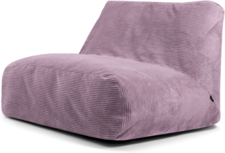 Sitzsack ‘Sofa Tube‘, Bezugstoff - Waves, 100% Polyester, Lilac, 85x80x80 cm.