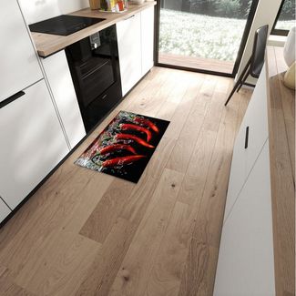 Primedeco Teppich Küchenteppich Chili unter Wasser PVC rutschfest abwaschbar Läufer, Rechteckig, Höhe: 3 mm, Pflegeleicht & Wasserabweisend