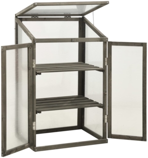 vidaXL Gewächshaus 60x45x100 cm Tannenholz 314849